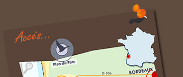 Plan d'accès au Teich