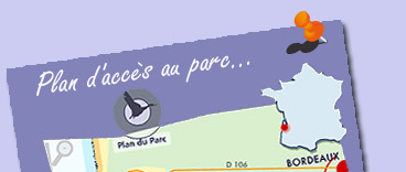 Plan d'accès au Teich